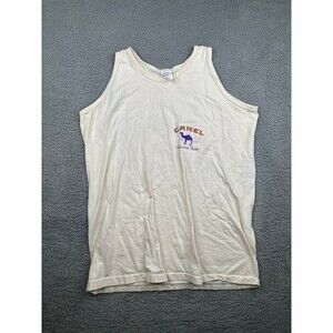 Vintage 90s Camel Cigarettes Spell Out Tank Top T-Shirt USA xl